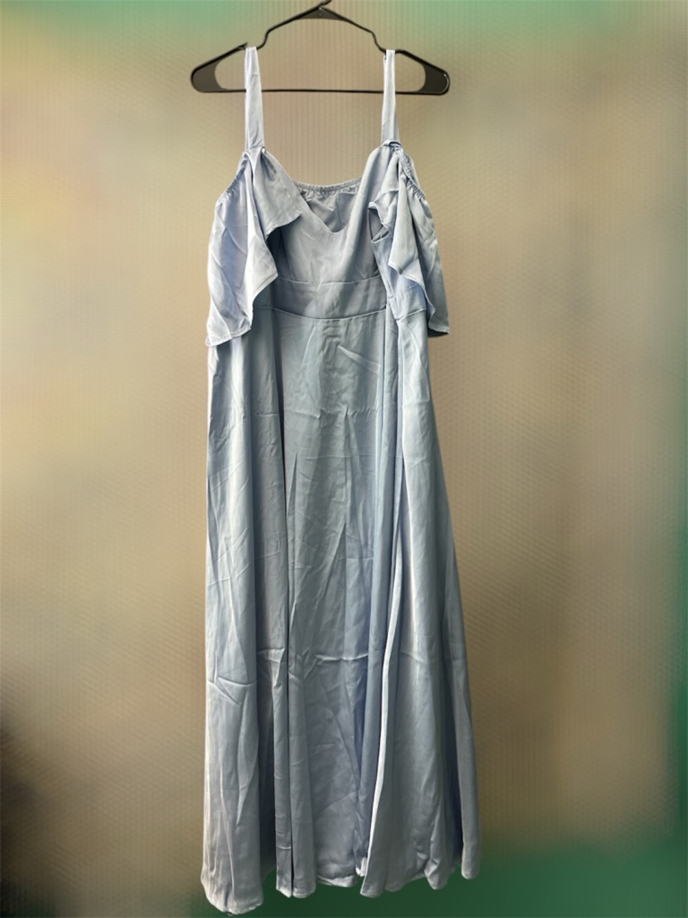 NWT blue floor length dress